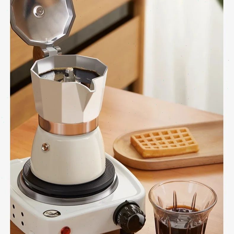 Pot Moka à fond rond à Valve u - Hero Coffee Equipment avis et prix